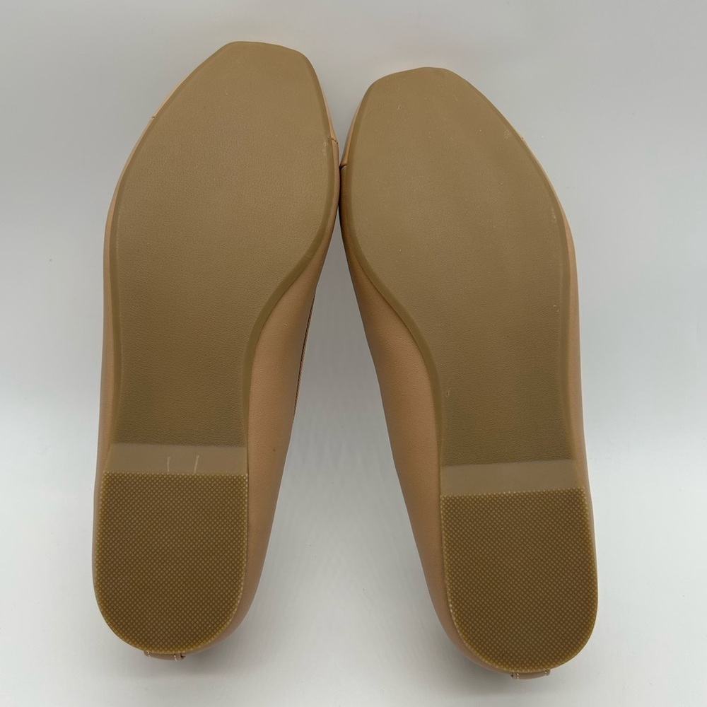 DV by Dolce Vita Moxy Nude Beige Patent Ballet Vegan Flats Women’s Size 8 NIB - Picture 9 of 11